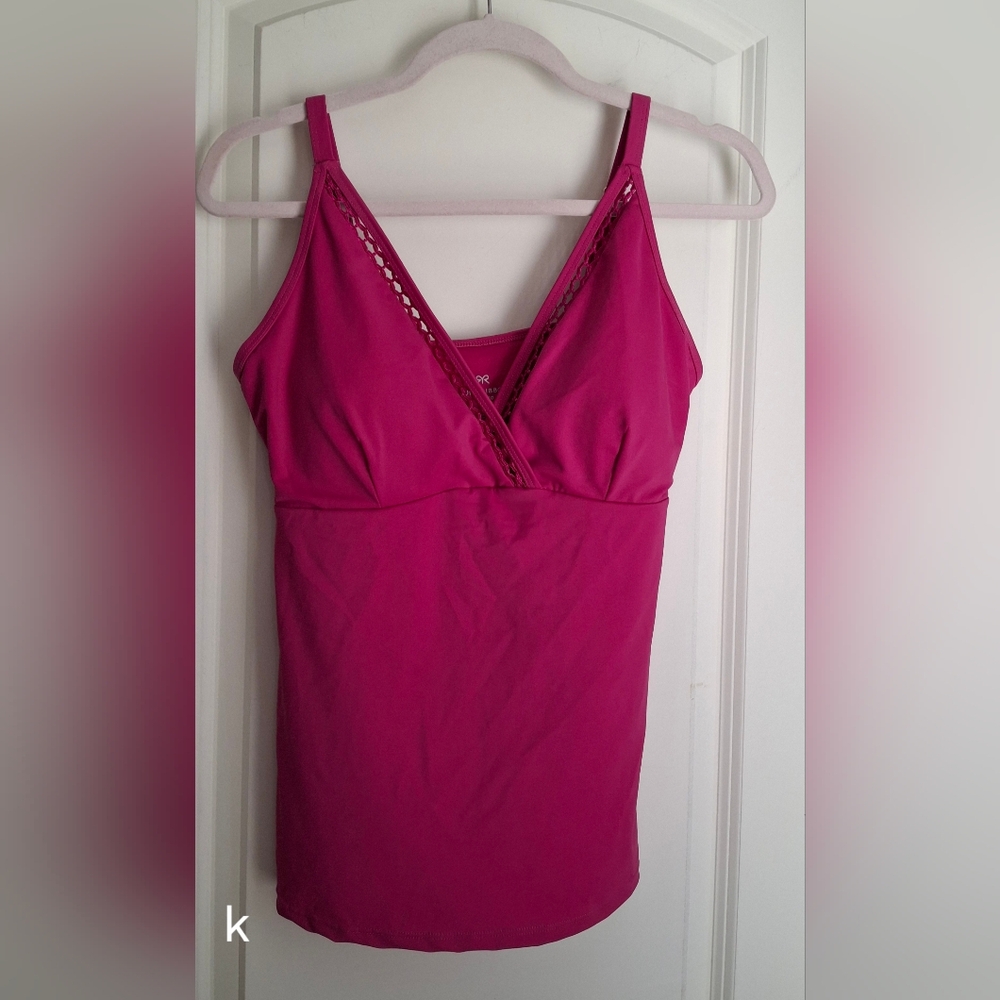 Ruby‎ ribbon womens pink full support siren cami size 10 shapewear tank top